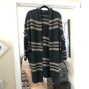 Tahari Hooded Cardigan